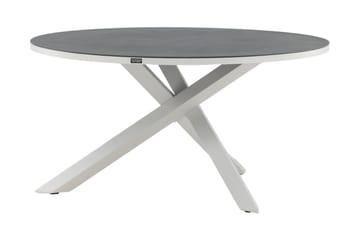 Copacabana Matbord Utomhus Rund 140 cm - Grå/Vit - Utemöbler & utemiljö - Utebord & trädgårdsbord - Matbord utomhus