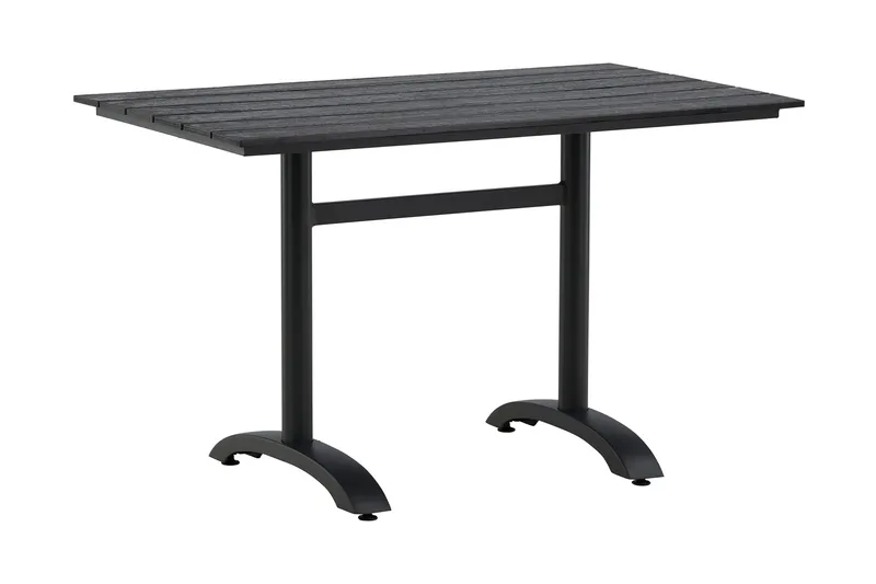 Denver Matbord Utomhus 120 cm, Svart