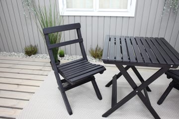 Edilma KlappUtebord 65 cm - Kaffesvart - Utemöbler & utemiljö - Utebord & trädgårdsbord - Matbord utomhus