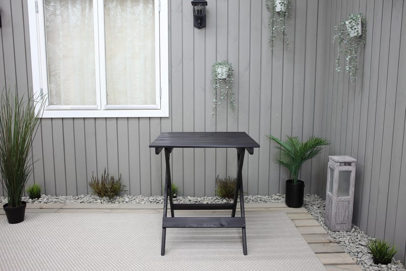 Edilma KlappUtebord 65 cm - Kaffesvart - Utemöbler & utemiljö - Utebord & trädgårdsbord - Matbord utomhus