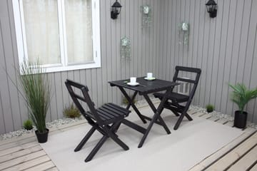 Edilma KlappUtebord 65 cm - Kaffesvart - Utemöbler & utemiljö - Utebord & trädgårdsbord - Matbord utomhus