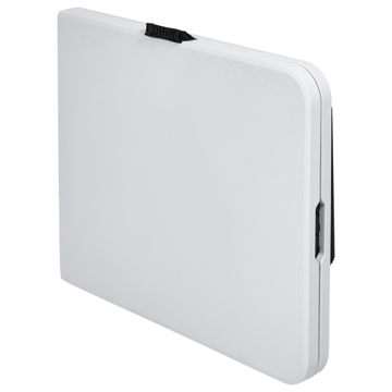 Matbord utomhus För 6 Personer Cugnoli 180 cm 74 cm - Vit/Silver - Utemöbler & utemiljö - Utebord & trädgårdsbord - Matbord utomhus