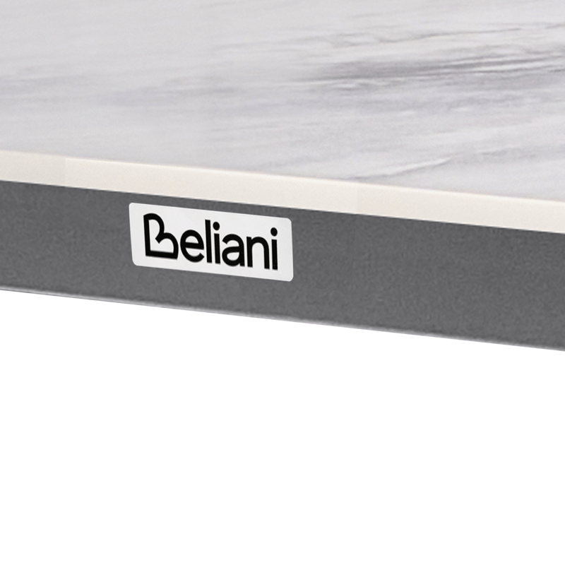 Matbord utomhus Feletto 90x180 cm Sten - Grå/Svart - Utemöbler & utemiljö - Utebord & trädgårdsbord - Matbord utomhus