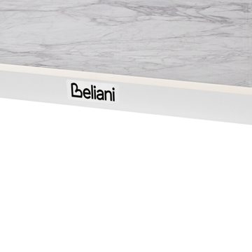 Matbord utomhus Feletto 90x180 cm Sten Vit - Vit - Utemöbler & utemiljö - Utebord & trädgårdsbord - Matbord utomhus