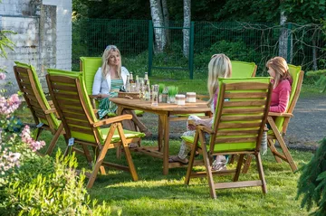 Finlay Matbord Utomhus Förlängningsbart 153-195x75 cm Ovalt - Akacia - Utemöbler & utemiljö - Utebord & trädgårdsbord - Matbord utomhus