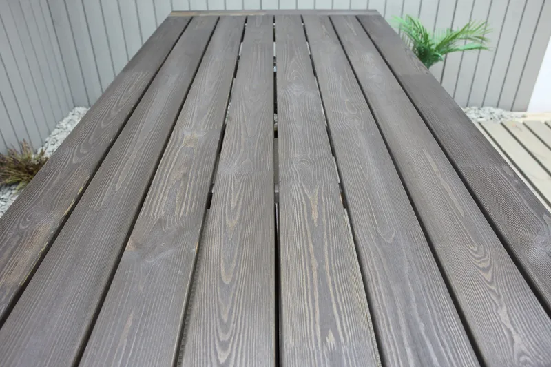 Hains Fasta Matbord Utomhus 220 cm - Brun - Utemöbler & utemiljö - Utebord & trädgårdsbord - Matbord utomhus