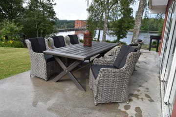 Hains Fasta Matbord Utomhus 220 cm - Shabby Chic - Utemöbler & utemiljö - Utebord & trädgårdsbord - Matbord utomhus