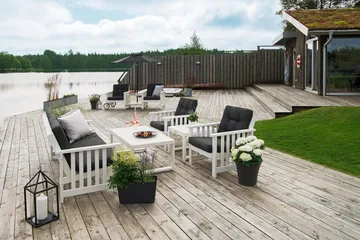 Hillerstorp Gotland Bord 60x120 cm - Vit - Utemöbler & utemiljö - Utebord & trädgårdsbord - Matbord utomhus