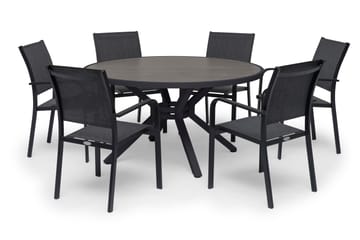 Hillerstorp Matbord Utomhus Hånger 140 cm Rund Svart - Hillerstorp - Utemöbler & utemiljö - Utebord & trädgårdsbord - Matbord utomhus