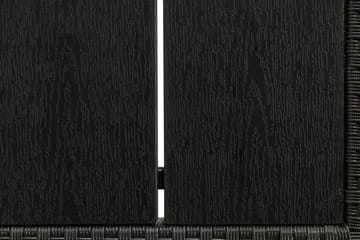 James Utebord 85x145 cm – Matbord utomhus i konstrotting med bordsskiva i Aintwood - Svart - Utemöbler & utemiljö - Utebord & trädgårdsbord - Matbord utomhus