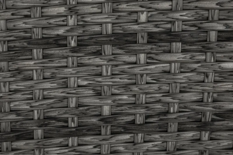 James Utebord 85x145 cm – Matbord utomhus i konstrotting med bordsskiva i Glas - Grå / Vit - Utemöbler & utemiljö - Utebord & trädgårdsbord - Matbord utomhus
