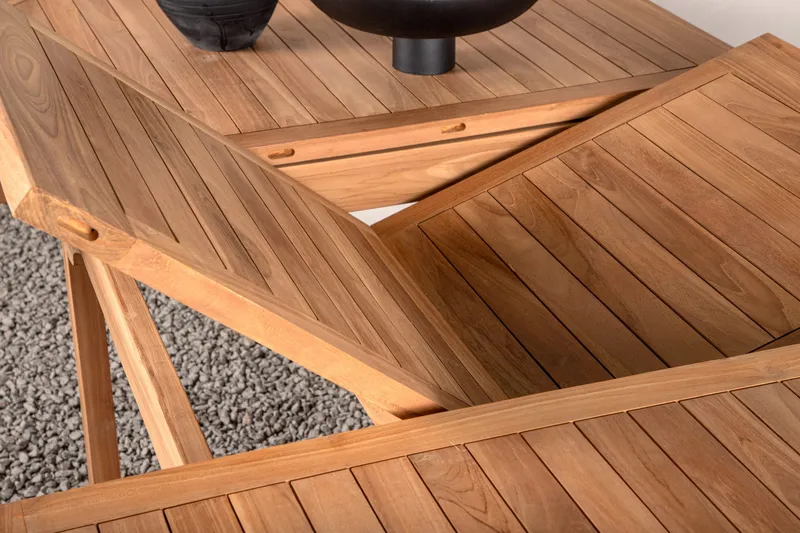 Kenya Förlängningsbart Matbord Utomhus 180-240 cm - Svart - Utemöbler & utemiljö - Utebord & trädgårdsbord - Matbord utomhus