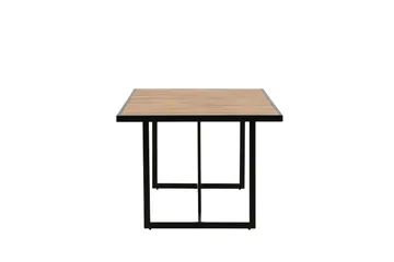 Khung Matbord Utomhus 200 cm - Svart/Brun - Utemöbler & utemiljö - Utebord & trädgårdsbord - Matbord utomhus