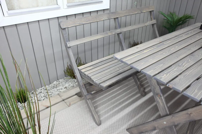 Larios Matbord Utomhus 126 cm - Grå - Utemöbler & utemiljö - Utebord & trädgårdsbord - Matbord utomhus