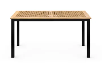 Las Vegas Förlängningsbart Matbord 152-210x90 cm - Svart / Natur - Utemöbler & utemiljö - Utebord & trädgårdsbord - Matbord utomhus