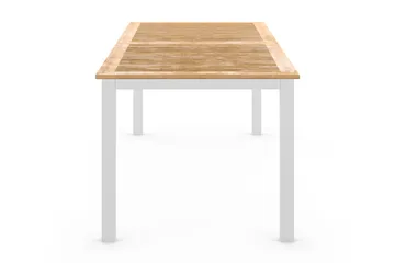 Las Vegas Förlängningsbart Matbord Utomhus 220x280x100 cm - Vit / Natur - Utemöbler & utemiljö - Utebord & trädgårdsbord - Matbord utomhus