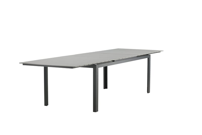 Levels Förl ängningsbart Matbord Utomhus 224-324 cm - Grå/Svart - Utemöbler & utemiljö - Utebord & trädgårdsbord - Matbord utomhus