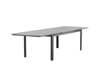 Levels Förl ängningsbart Matbord Utomhus 224-324 cm - Grå/Svart - Utemöbler & utemiljö - Utebord & trädgårdsbord - Matbord utomhus