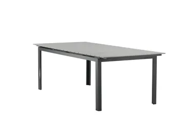 Levels Förl ängningsbart Matbord Utomhus 224-324 cm - Grå/Svart - Utemöbler & utemiljö - Utebord & trädgårdsbord - Matbord utomhus