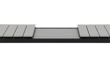 Levels Förlängningsbart Matbord Utomhus 224-324 cm - Grå/Svart - Utemöbler & utemiljö - Utebord & trädgårdsbord - Matbord utomhus