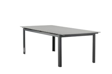 Levels Förl ängningsbart Matbord Utomhus 224-324 cm - Grå/Svart - Utemöbler & utemiljö - Utebord & trädgårdsbord - Matbord utomhus