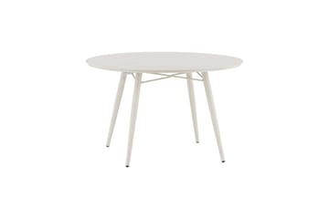 Lina Matbord Utomhus 120 cm Rund - Beige - Utemöbler & utemiljö - Utebord & trädgårdsbord - Matbord utomhus