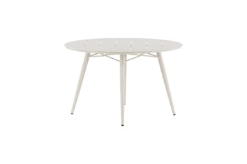 Lina Matbord Utomhus 120 cm Rund - Beige - Utemöbler & utemiljö - Utebord & trädgårdsbord - Matbord utomhus