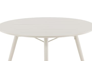 Lina Matbord Utomhus 120 cm Rund - Beige - Utemöbler & utemiljö - Utebord & trädgårdsbord - Matbord utomhus