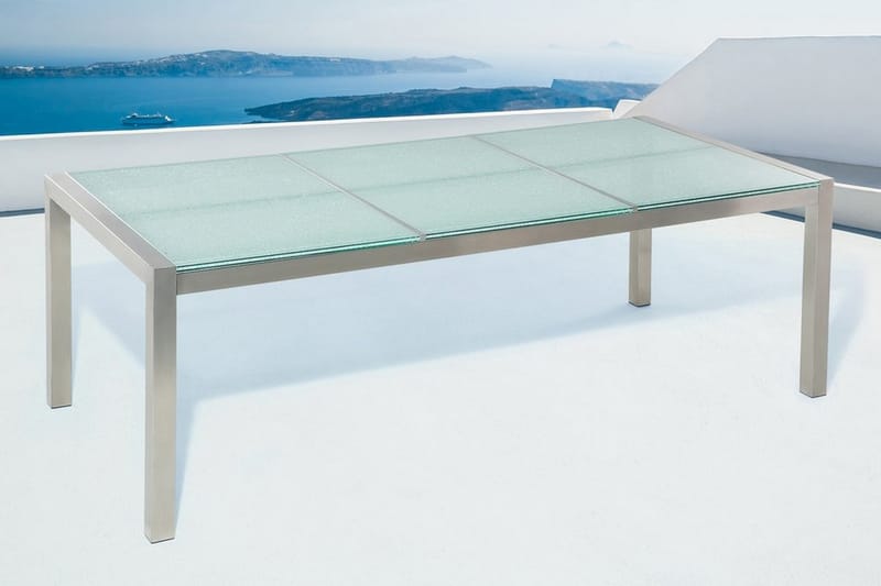 Matbord Bacoli 220 cm - Transparent - Matbord utomhus