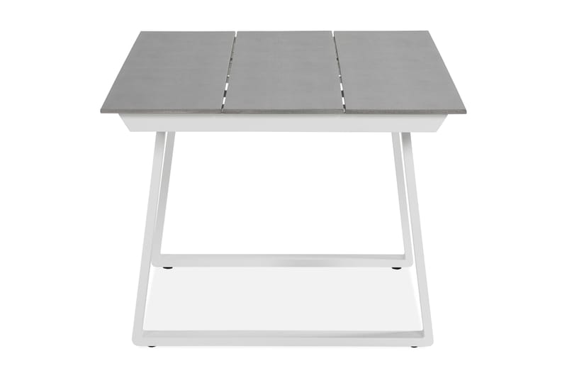 Matbord Braås 200 cm - Aintwood/Vit - Matbord utomhus