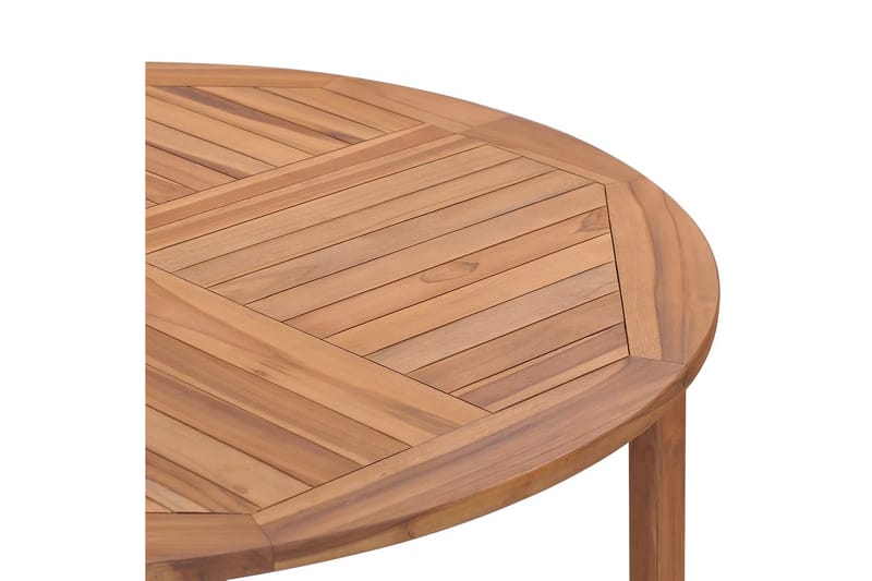 Matbord för trädgården 110x75 cm massiv teak - Brun - Matbord utomhus