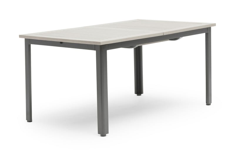 Matbord Hillerstorp Lyon Förlängningsbart 150 cm - Ljusgrå - Matbord utomhus