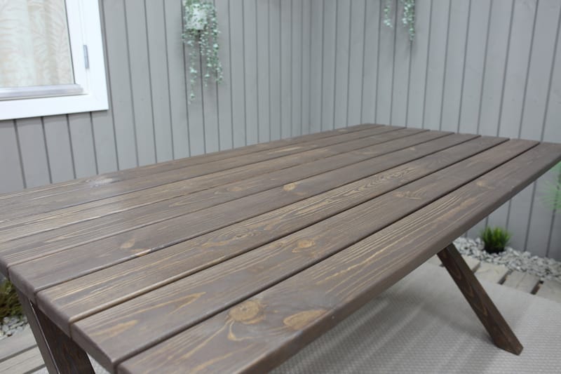 Matbord Scottsdale 150 cm - Brun - Matbord utomhus