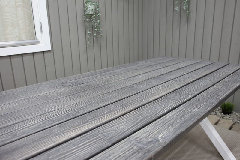 Matbord Scottsdale 150 cm Grå/Vit - KWA - Matbord utomhus