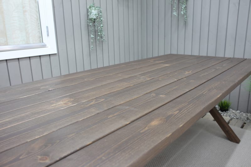 Matbord Scottsdale 190 cm - Brun - Matbord utomhus