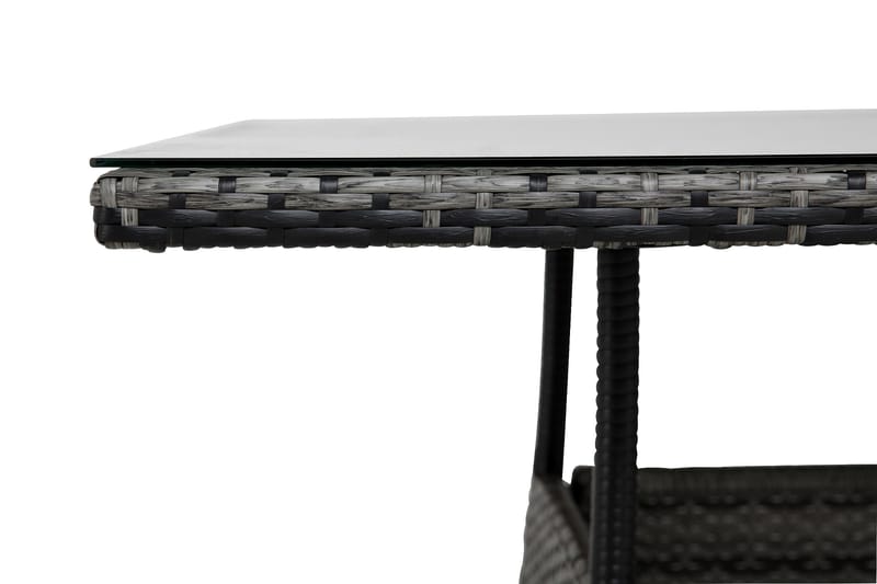 Matbord Thor 140x90 cm - Grå/Ljusgrå - Matbord utomhus