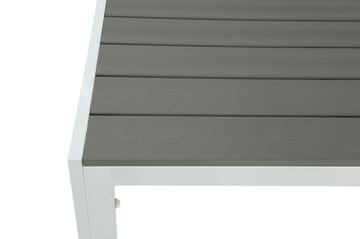 Matbord Tunis 205x90 cm - Vit - Utemöbler & utemiljö - Utebord & trädgårdsbord - Matbord utomhus