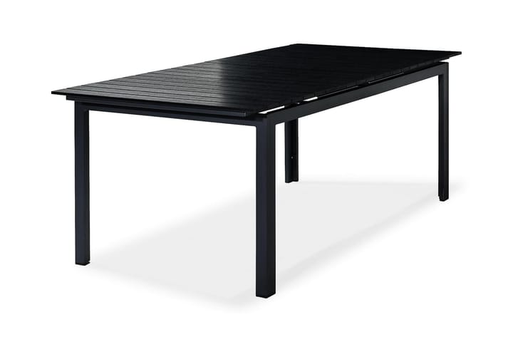Matbord Tunis Förlängningsbart 220-280x100 cm - Svart/grå - Matbord utomhus