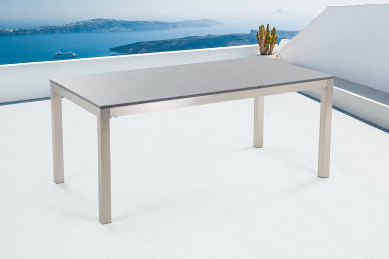 Matbord Utomhus Bacoli 180 cm - Grå - Utemöbler & utemiljö - Utebord & trädgårdsbord - Matbord utomhus