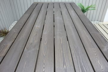 Matbord Utomhus Hains Fasta 220 cm - Brun - Utemöbler & utemiljö - Utebord & trädgårdsbord - Matbord utomhus