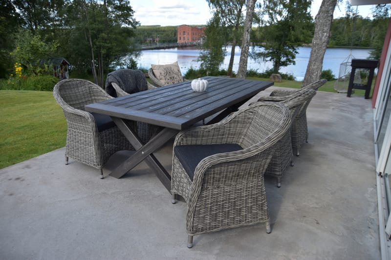 Matbord Utomhus Hains Fasta 220 cm - Shabby Chic - Utemöbler & utemiljö - Utebord & trädgårdsbord - Matbord utomhus