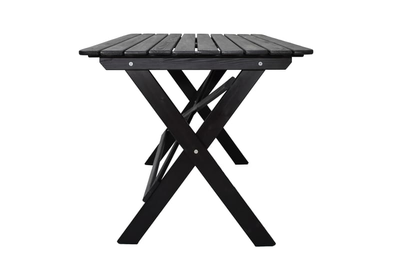 Matbord Utomhus Larios 126 cm - Svart - Utemöbler & utemiljö - Utebord & trädgårdsbord - Matbord utomhus