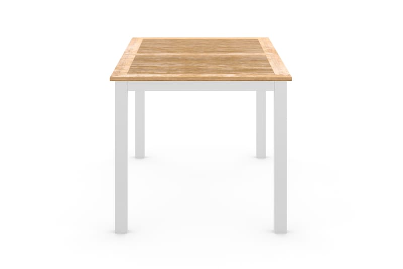 Matbord Utomhus Las Vegas Förlängningsbart 152-210x90 cm - Teak/Vit - Utemöbler & utemiljö - Utebord & trädgårdsbord - Matbord utomhus