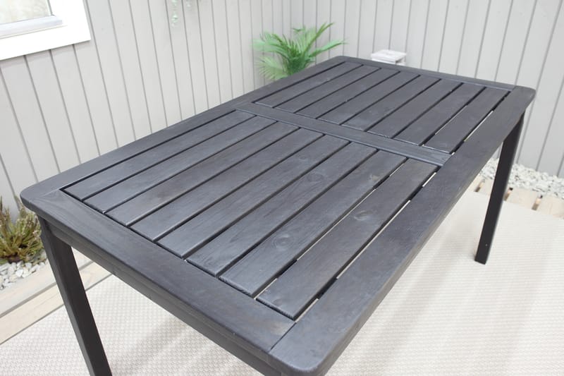 Matbord Utomhus Olivio 135x77 cm - Svart - Utemöbler & utemiljö - Utebord & trädgårdsbord - Matbord utomhus