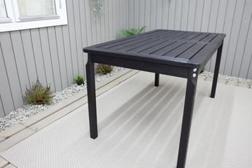 Matbord Utomhus Olivio 135x77 cm - Svart - Utemöbler & utemiljö - Utebord & trädgårdsbord - Matbord utomhus