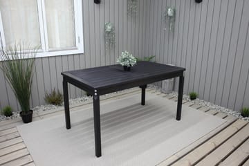Matbord Utomhus Olivio 135x77 cm - Svart - Utemöbler & utemiljö - Utebord & trädgårdsbord - Matbord utomhus