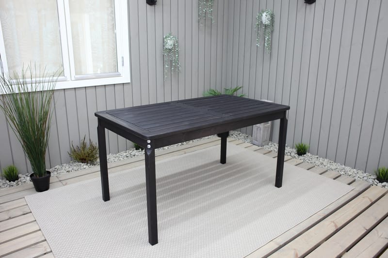 Matbord Utomhus Olivio 135x77 cm - Svart - Utemöbler & utemiljö - Utebord & trädgårdsbord - Matbord utomhus