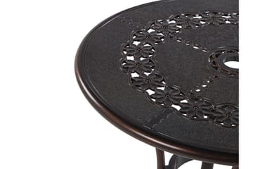 Matbord Utomhus Radogna 65 cm Rund - Brun - Utemöbler & utemiljö - Utebord & trädgårdsbord - Matbord utomhus