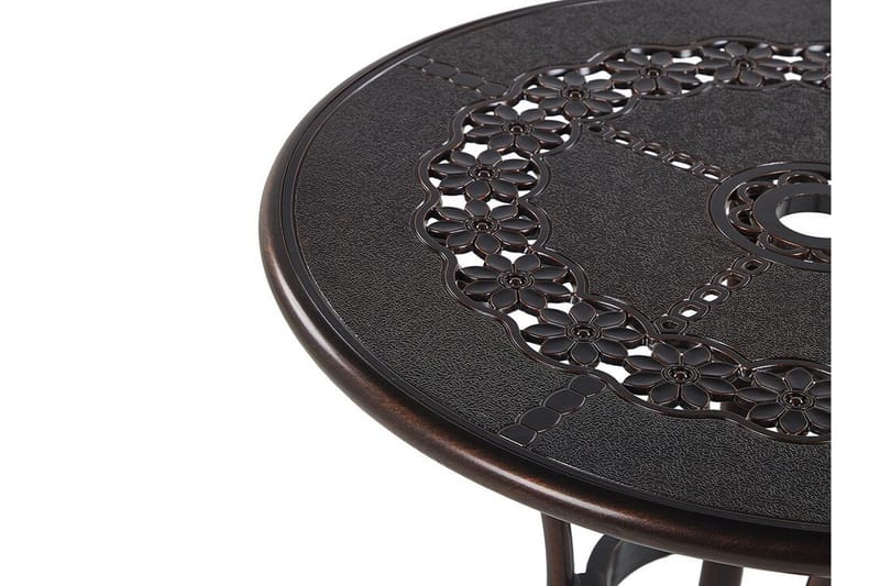 Matbord Utomhus Radogna 65 cm Rund - Brun - Utemöbler & utemiljö - Utebord & trädgårdsbord - Matbord utomhus