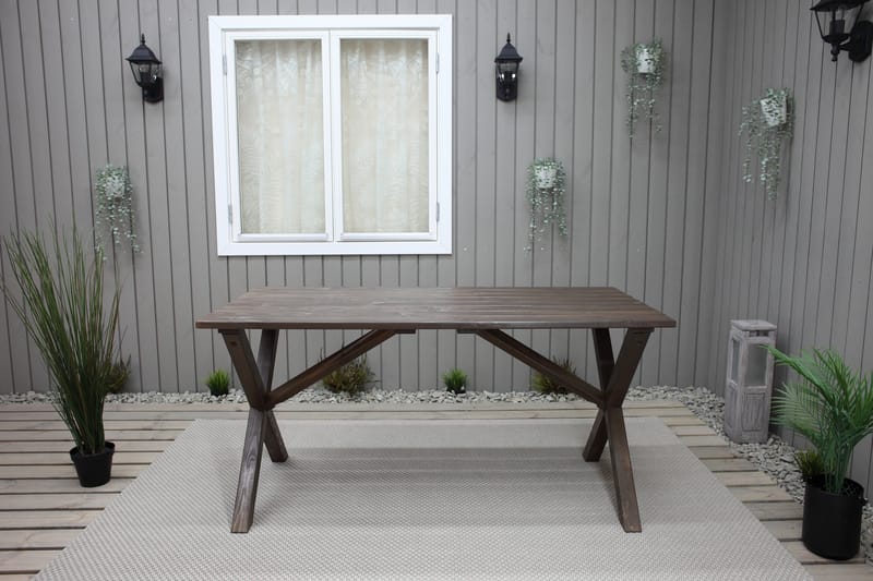 Matbord Utomhus Scottsdale 150 cm - Brun - Utemöbler & utemiljö - Utebord & trädgårdsbord - Matbord utomhus